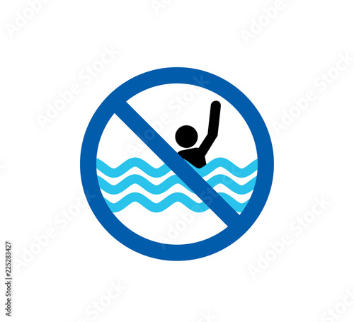 prohibited sign in swimming pool