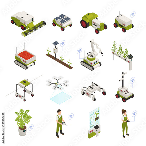 Smart Farming Icon Set