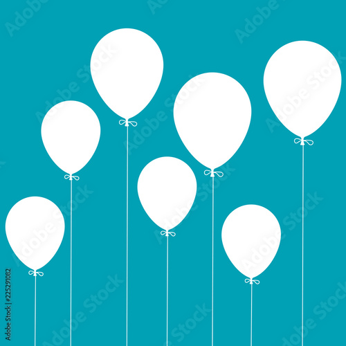 arrière-plan, ballon bleu