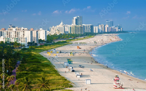 Miami beach Florida Aerial view © MohammadAli