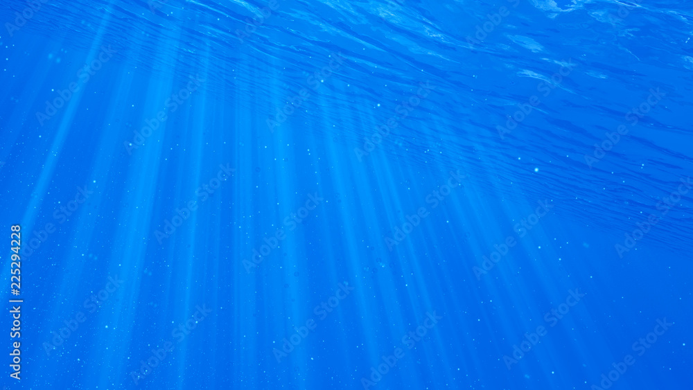 3d rendered illustration of an underwater scene 3d rendered illustration of an underwater scene