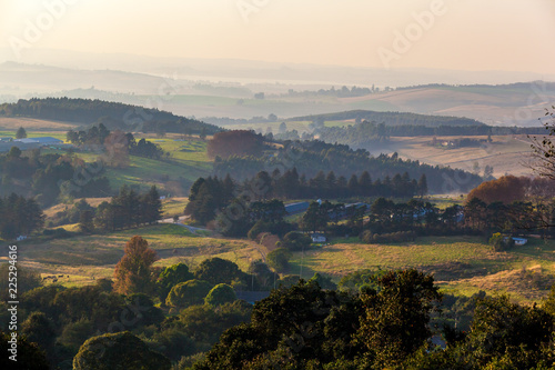 The Dargle valley in Kwa-Zulu Natal is a fertile place with many farms in the area. KZN, South Africa. photo