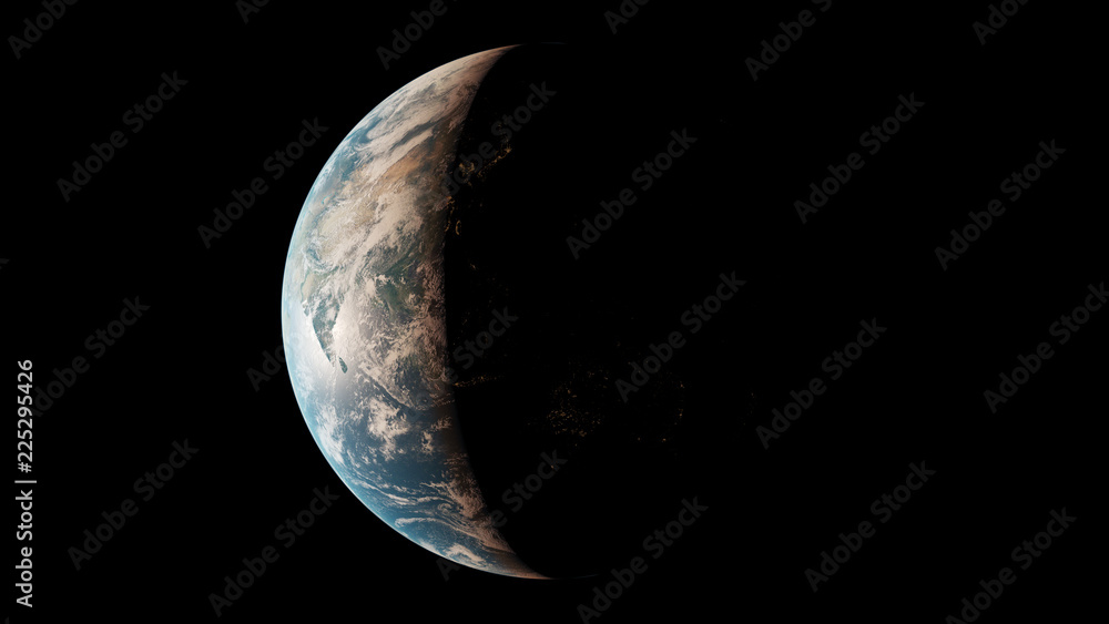3d rendered illustration of the earth from space 3d rendered illustration of the earth from space