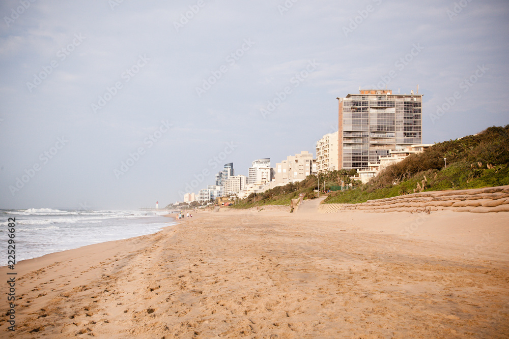 The beachfront apartments and buildings in Umhlanga, South Africa. The beachfront apartments and buildings in Umhlanga, South Africa.
