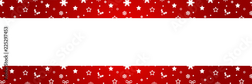 Christmas Banner, Christmas seamless pattern, Copy Space