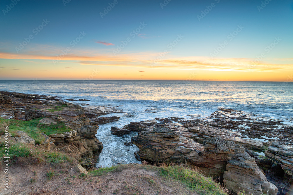 Rugged Coastline at Howick in Norhtumberland