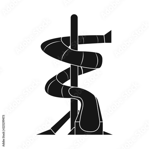Vector design of pool and swimming symbol. Collection of pool and activity stock vector illustration.
