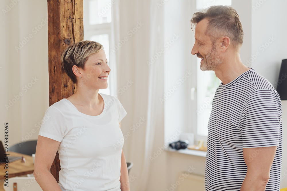 Fototapeta premium Loving contented married couple