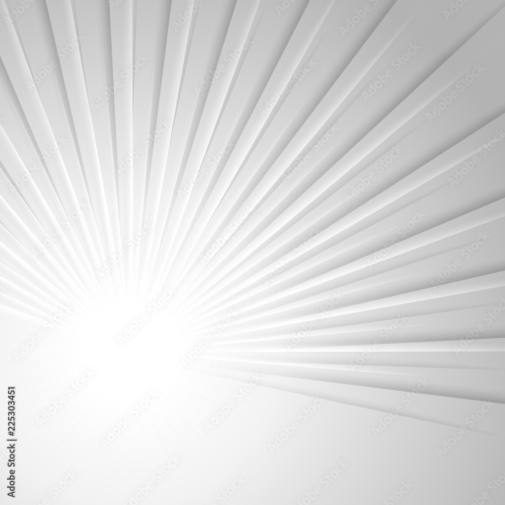 Abstract grey and white beams background Abstract grey and white beams background