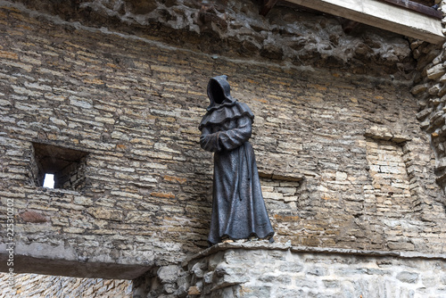 One of the bronze 
