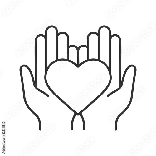 Charity linear icon
