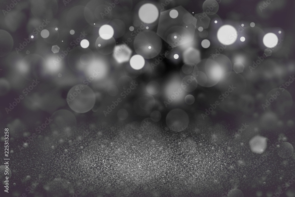 beautiful bright glitter lights defocused bokeh abstract background, celebratory mockup texture with blank space for your content