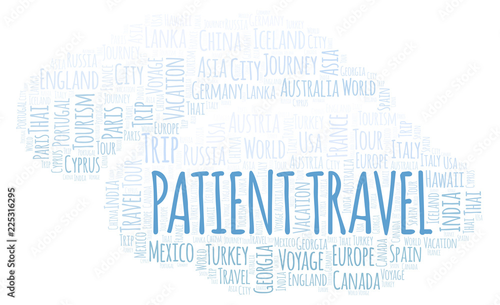 Patient Travel word cloud. Patient Travel word cloud.