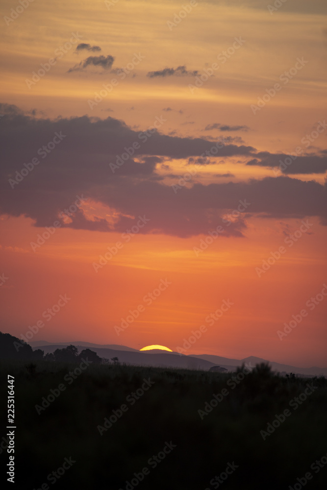Crowning Sun - Sunset in the Amboseli 4