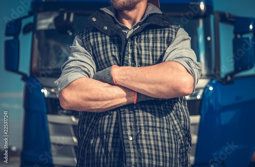 Slika na platnu Truck Driver Workhorse