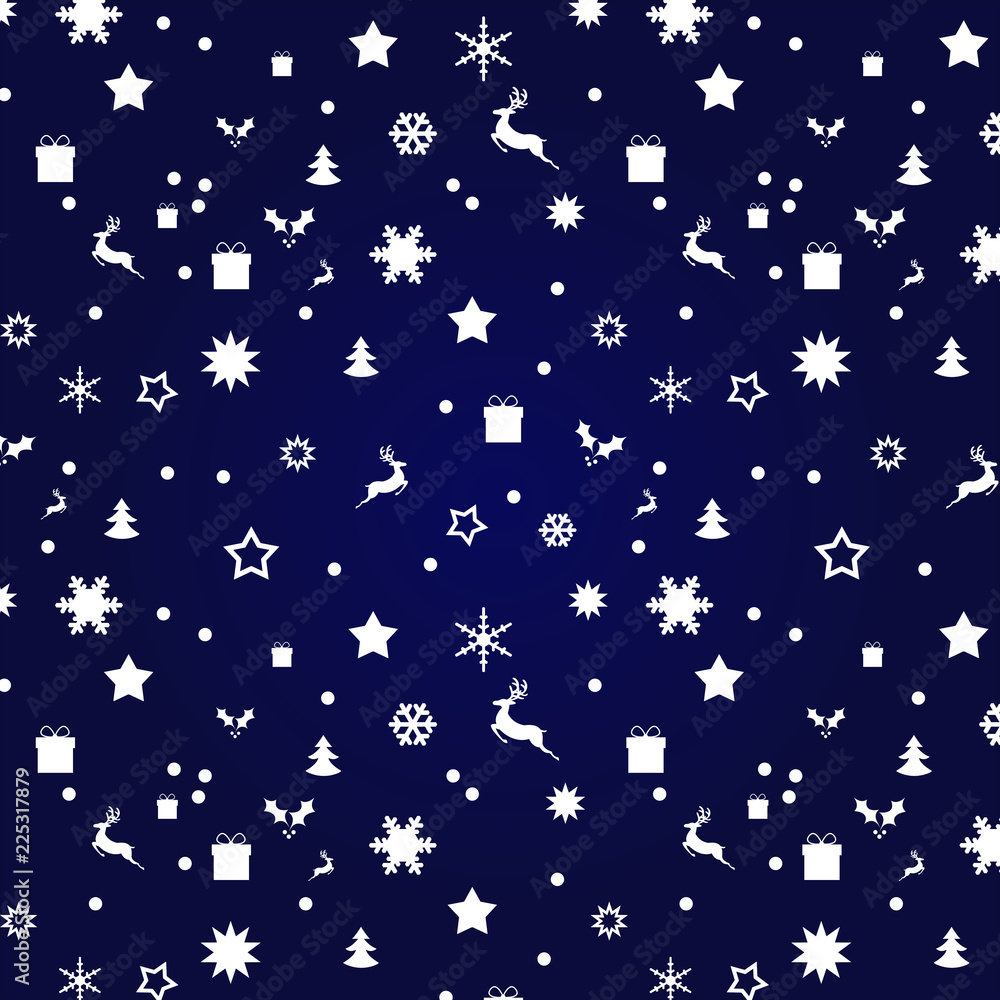 Christmas seamless pattern Christmas seamless pattern