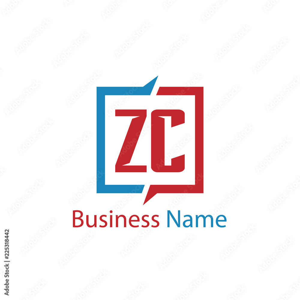Initial Letter ZC Logo Template Design Initial Letter ZC Logo Template Design