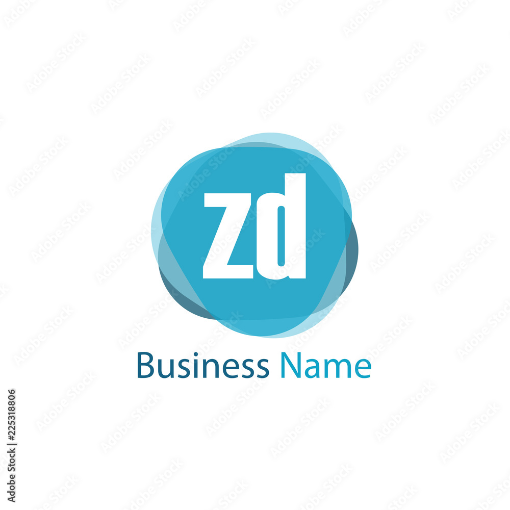 Initial Letter ZD Logo Template Design Initial Letter ZD Logo Template Design