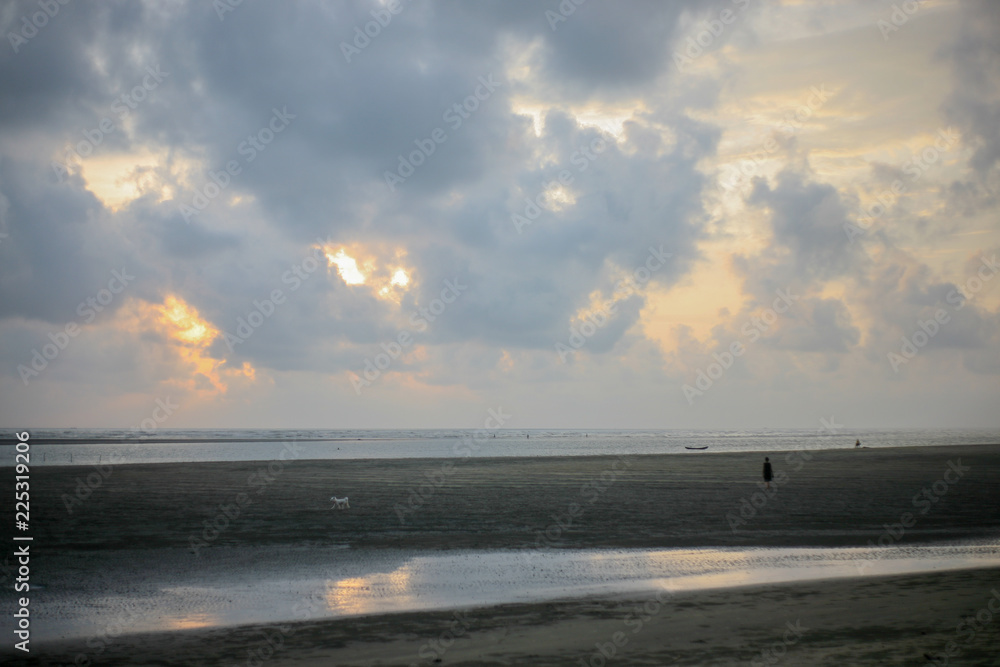 Obraz premium cox's bazar sea beach