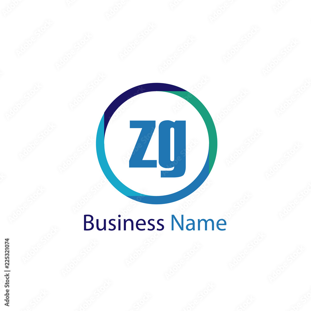 Initial Letter ZG Logo Template Design Initial Letter ZG Logo Template Design