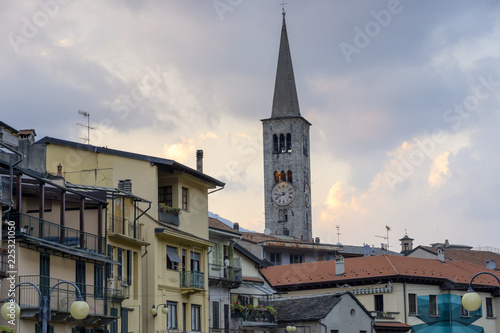 Omegna, italy, by evening