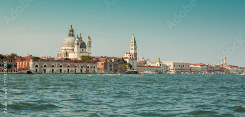 Italy, Venice (Venezia) city landscape, view from water