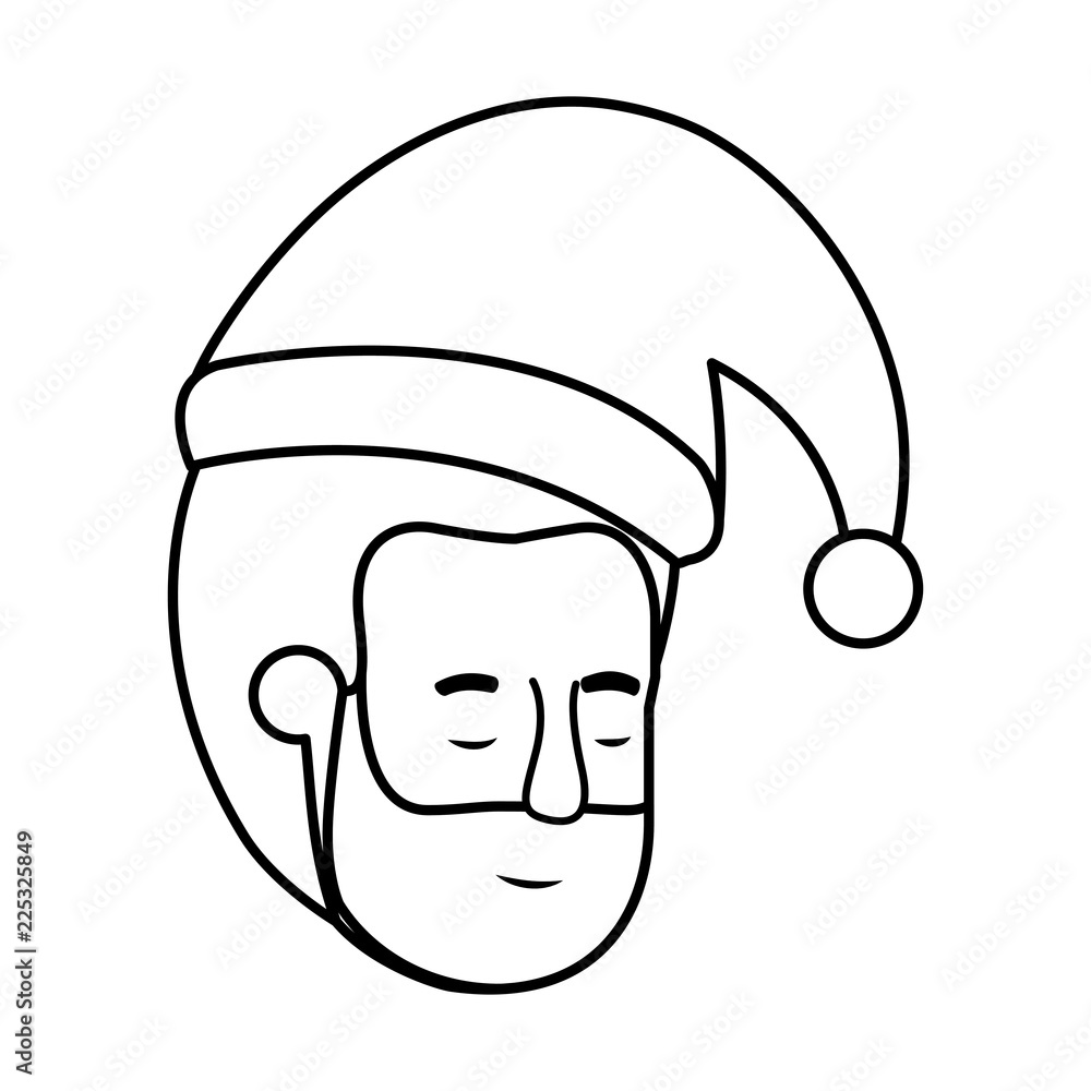 Obraz premium head of man sleeping avatar character