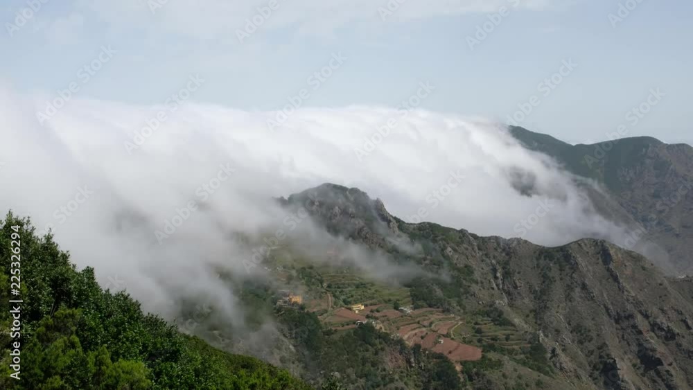 clouds passing mountain range landscape - cloud time lapse clouds passing mountain range landscape - cloud time lapse