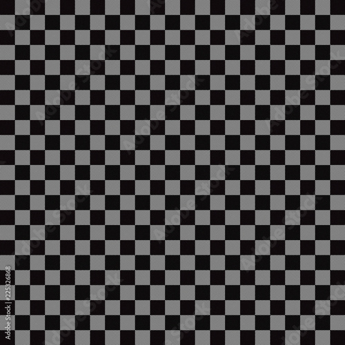 Black and white checkered abstract background