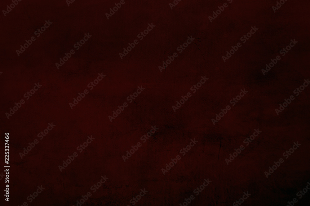 old dark red grungy canvas background or texture