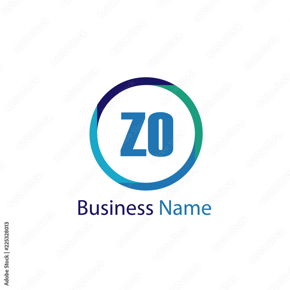 Initial Letter ZO Logo Template Design Initial Letter ZO Logo Template Design
