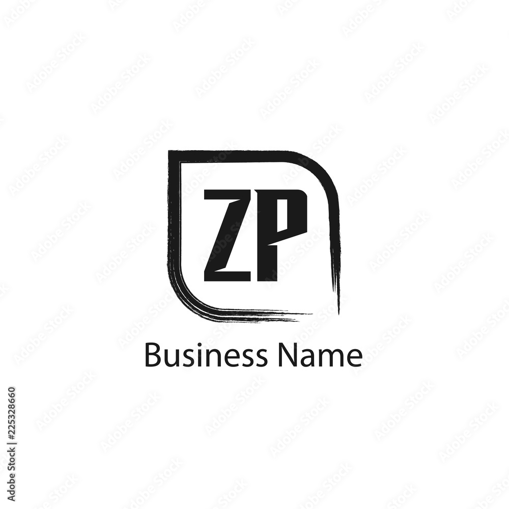 Initial Letter ZP Logo Template Design Initial Letter ZP Logo Template Design