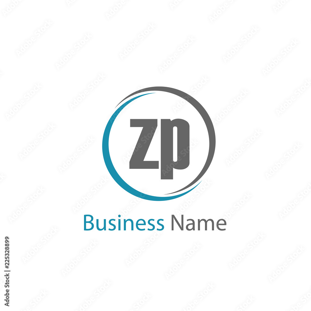 Initial Letter ZP Logo Template Design Initial Letter ZP Logo Template Design