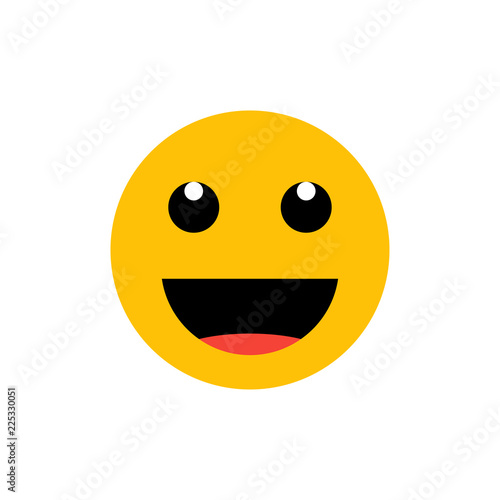 Smile icon. Emoji