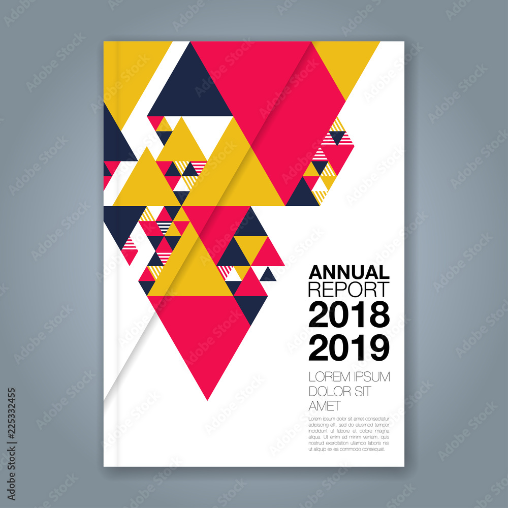 Abstract minimal geometric shapes polygon design background for business annual report book cover brochure flyer poster