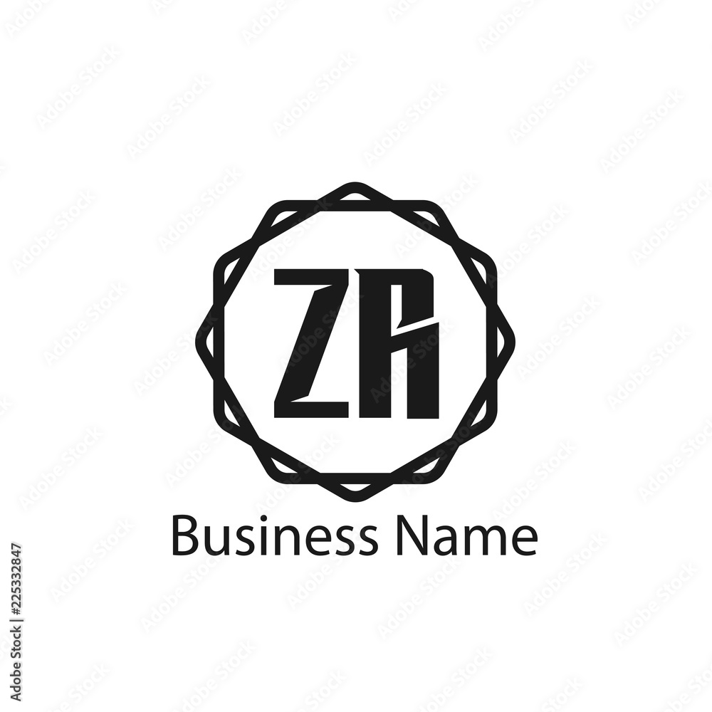Initial Letter ZR Logo Template Design Initial Letter ZR Logo Template Design