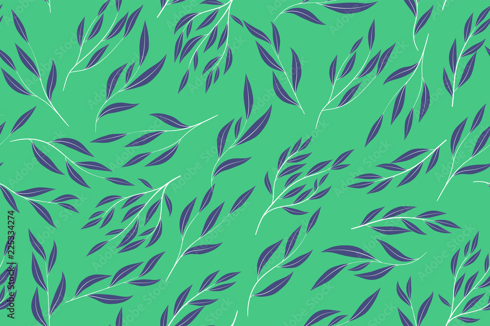 Tropical Seamless Pattern. Vector Eucalyptus Leaves and Beautiful Floral Elements. Botanical Summer Background. Elegant Tropical Seamless Pattern for Wedding Design, Print, Textile, Fabric, Wrapping. Tropical Seamless Pattern. Vector Eucalyptus Leaves and Beautiful Floral Elements. Botanical Summer Background. Elegant Tropical Seamless Pattern for Wedding Design, Print, Textile, Fabric, Wrapping.
