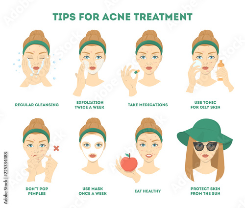 How to get a clear face instruction.