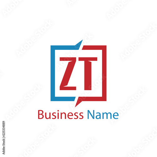 Free Download Initial Letter ZT Logo Template Design - GFXLoad