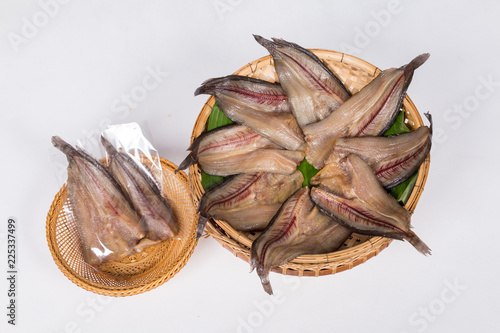 Dried snake-head fish photo