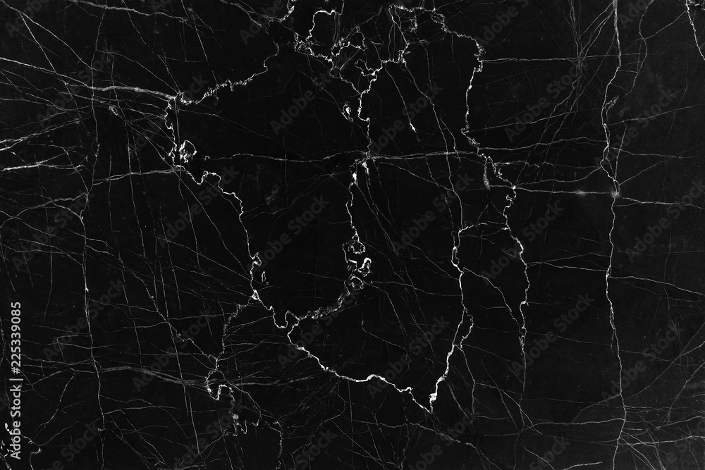 Black marble texture seamless vein patterns abstract background