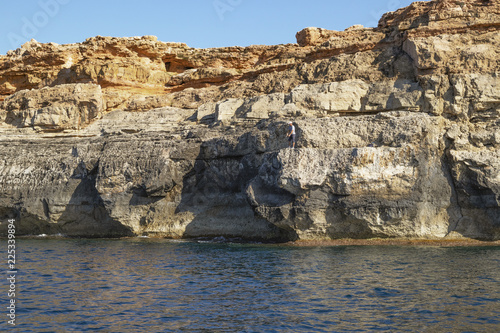 Rocks on the Mediterranean coast Mallorca