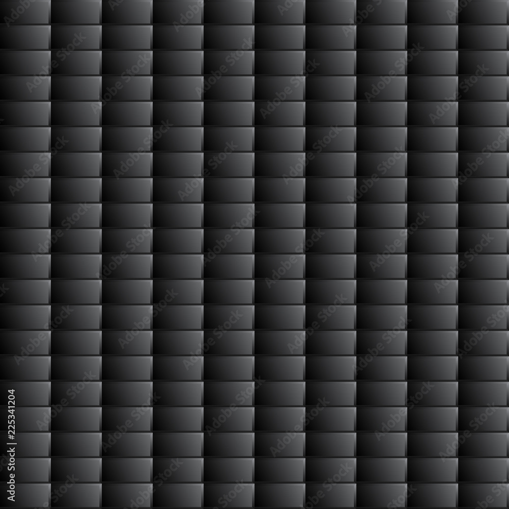 Naklejka premium Black Geometric Texture
