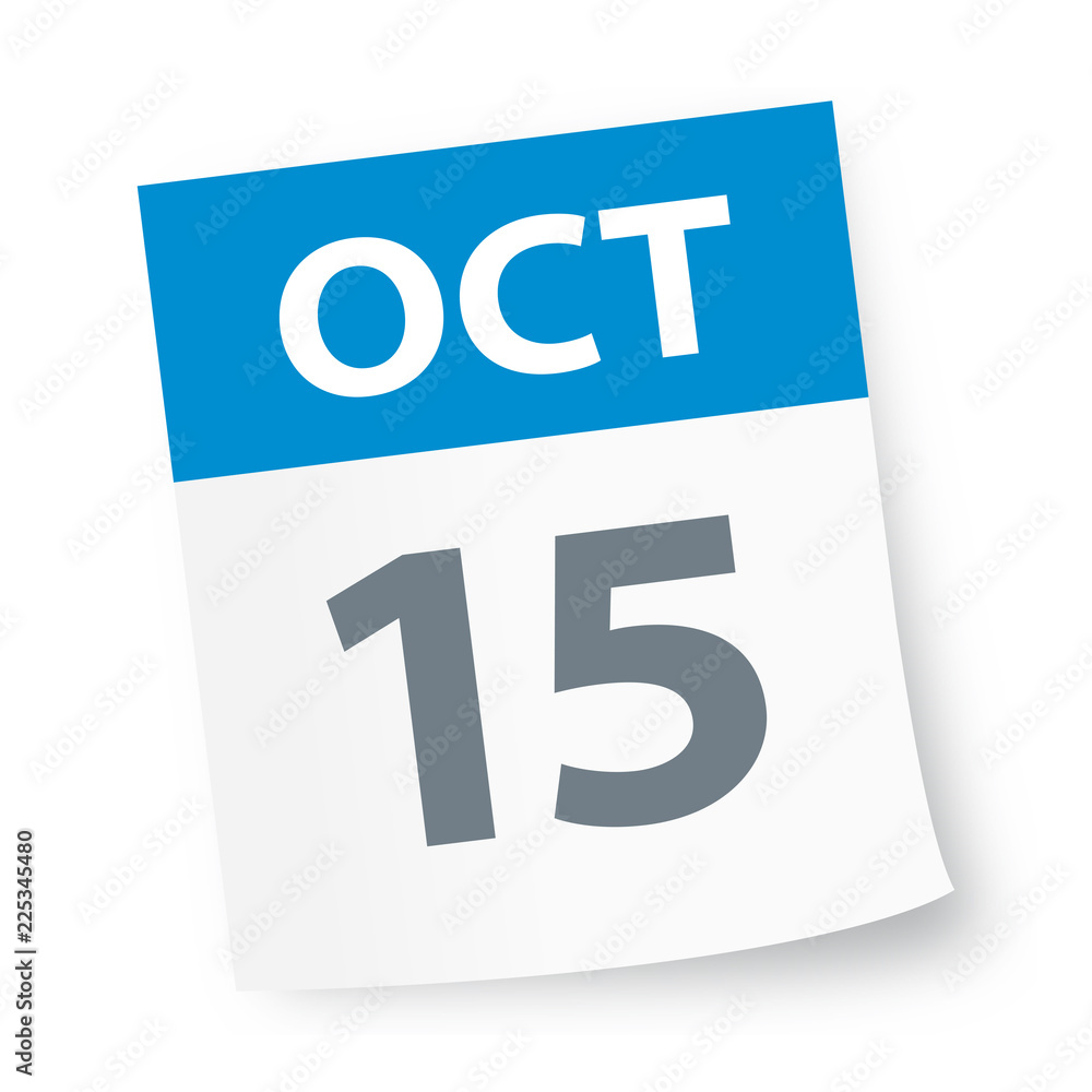 October 15 - Calendar Icon October 15 - Calendar Icon