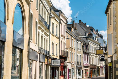 Fototapeta Naklejka Na Ścianę i Meble -  Traditional buildings in Laval, France