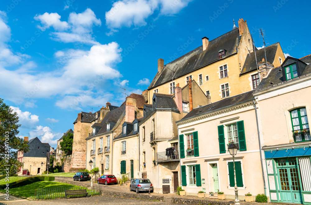 Traditional houses in Le Mans, France