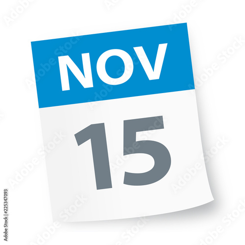 November 15 - Calendar Icon