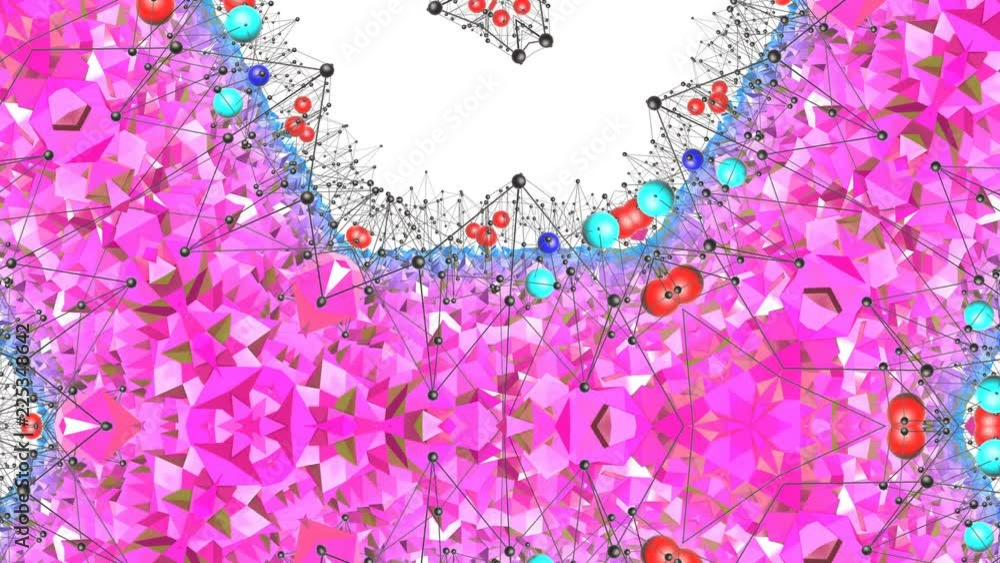 Seamless 3d geometric background in modern geometric style low poly with bright gradient colors. 4k clean blue red low poly 3d animation in loop. complex construction 3 Seamless 3d geometric background in modern geometric style low poly with bright gradient colors. 4k clean blue red low poly 3d animation in loop. complex construction 3