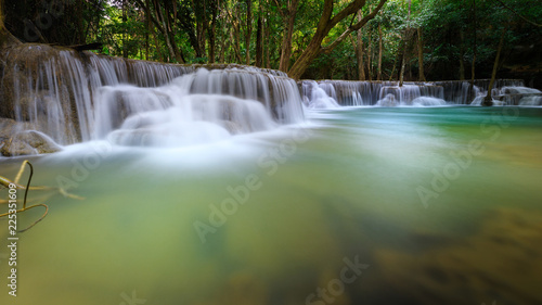 huaimae khamin waterfall srisawat district  karnchanaburi thailand