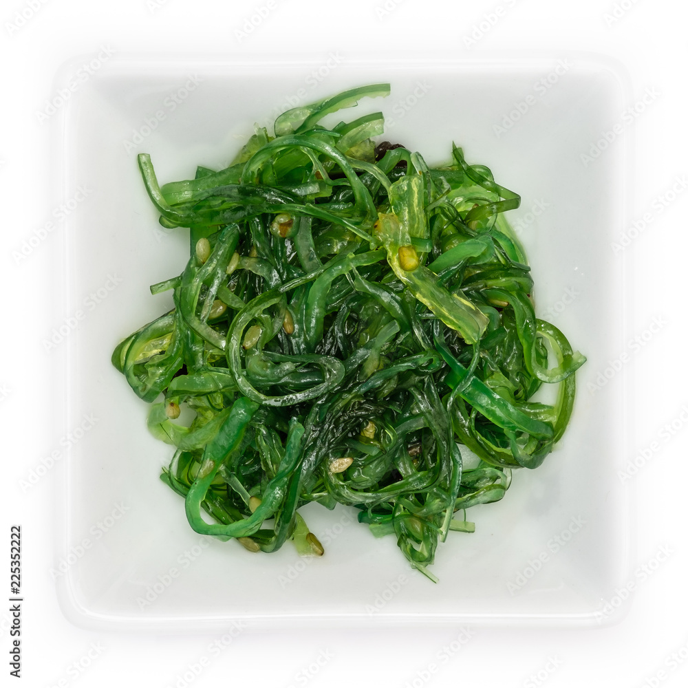 Algen grün Salat in Schale Algen grün Salat in Schale